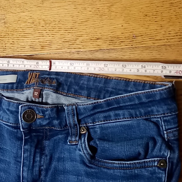 KUT FROM THE KLOTH 12 Womens JEANS CARLO ANKLE SKINNY BLUE DENIM Used Preowned - Picture 6 of 8